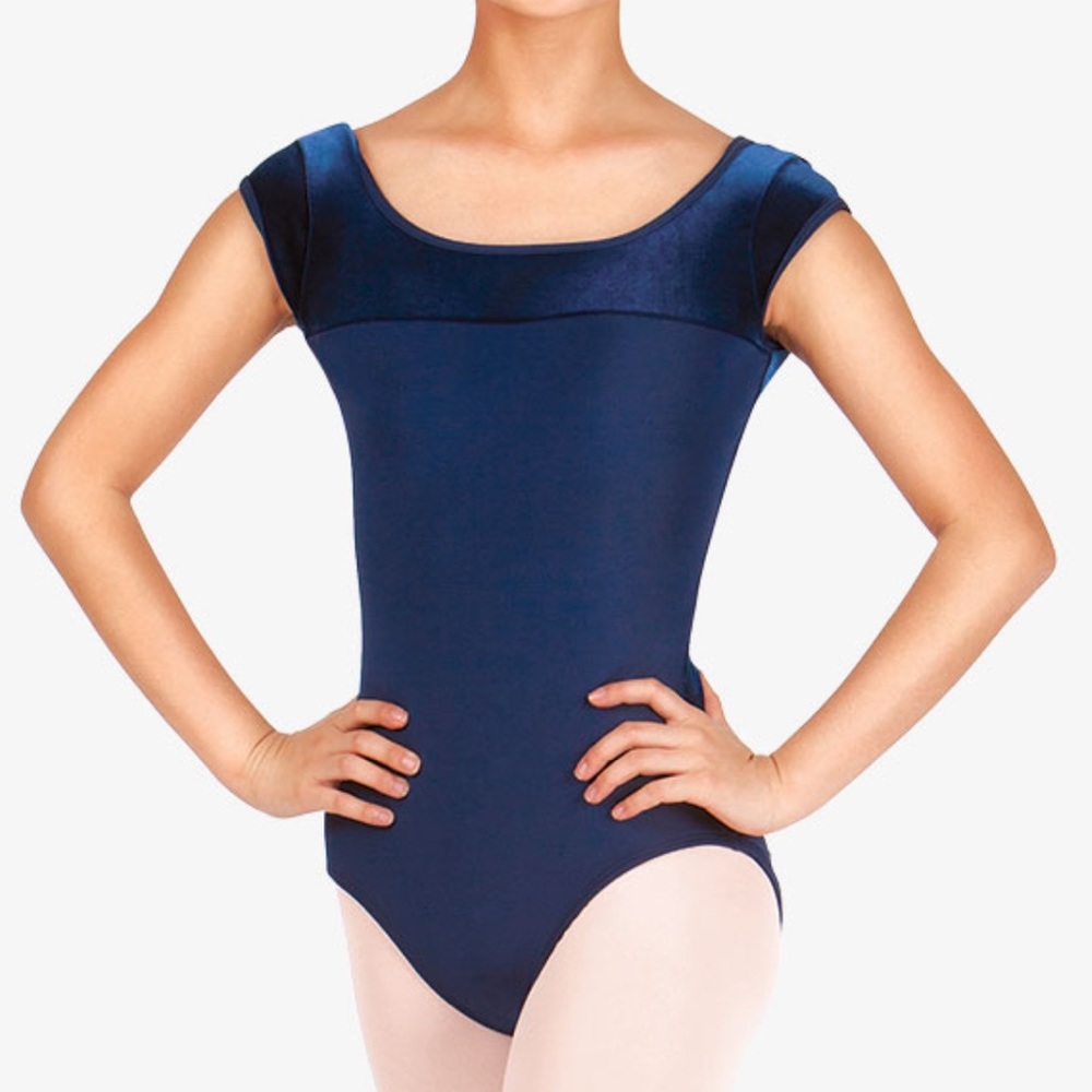 BalTogs Adult Two-Tone Cap Sleeve Leotard